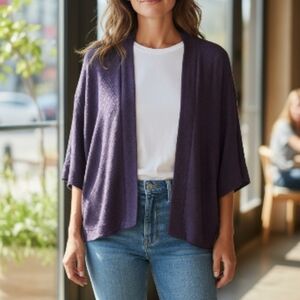 A New Day Elegant Navy Open-Front Women's Shrug